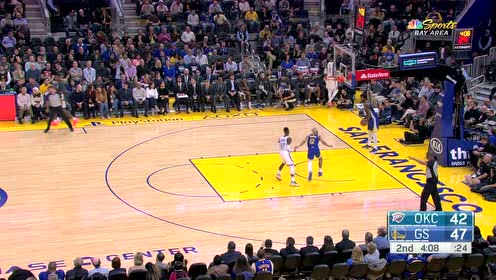 【NBA集锦】虚晃一枪直接干拔 保罗标志性中投命中