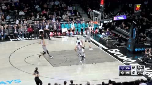 【NBA集锦】三分重炮挂刺刀 乔哈里斯抢单暴扣一条龙引爆全场