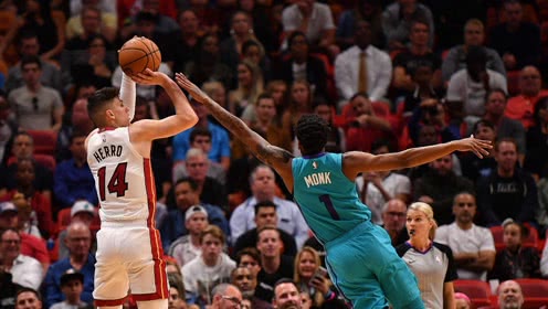 【NBA集锦】黄蜂100-117热火 热火全队开花主场轻取黄蜂