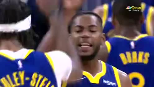 【NBA录像回放】 雷霆vs勇士第4节 普尔与绝平三分失之交臂