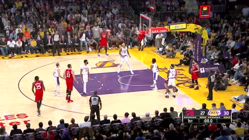 【NBA集锦】这湖人可不好受了！ 托马斯压哨跳投命中最后5秒拿5分