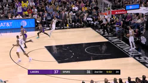 【NBA集锦】霍华德连线詹姆斯 詹皇心领神会突破打进