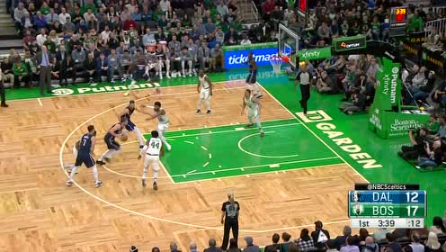 【NBA集锦】东契奇乘风破浪 无惧防守突破上篮命中