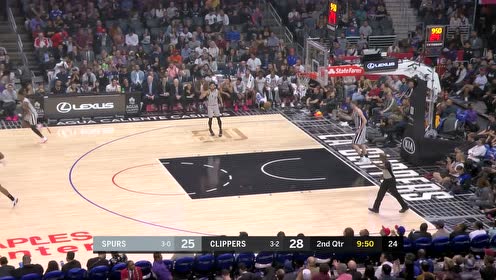 【NBA集锦】哈雷尔左右开弓吃饼抛投 莱昂纳德小突分有点巧妙