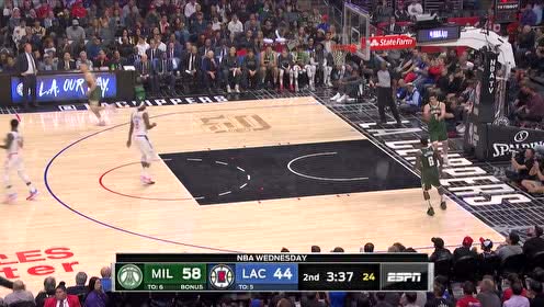 【NBA集锦】穷追不舍 路威底角三分举火烧天