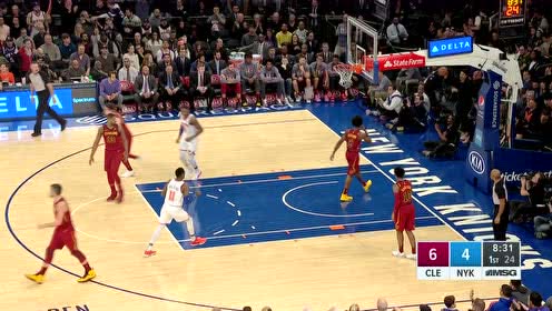 【NBA集锦】我还能再多打一个 巴雷特俯冲加速战斧劈扣1V4