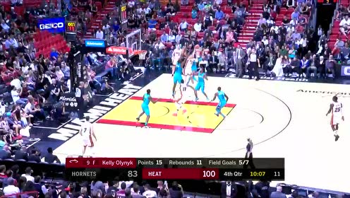 【NBA集锦】给迈阿密球迷过节 黄蜂热火对轰上演扣篮大赛