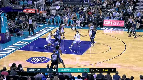 【NBA集锦】这波套路必须满分！莫兰特突破引防守假动作妙传希尔三分刷网