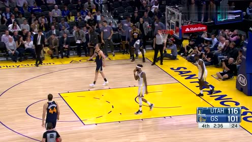 【NBA集锦】米切尔拼抢篮板 超远传球连线英格尔斯行进间扣篮