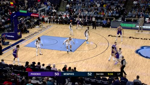 【NBA集锦】布克下半场火力不减 接卢比奥助攻三分出手干净利落