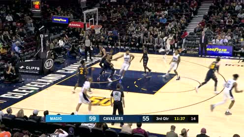 【NBA录像回放】魔术vs骑士第3节