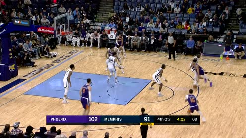 【NBA集锦】绝对老科附体！ 布克跌跌撞撞超级后仰美如画打停灰熊