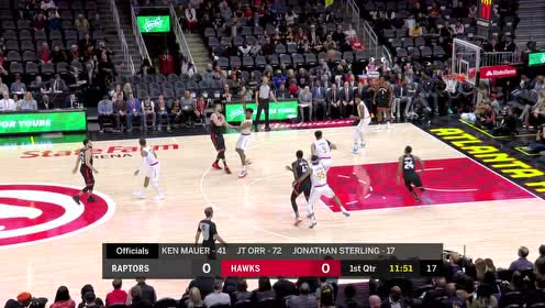 【NBA集锦】小加头顶抛传助飞鲍威尔空接上篮 随后轮转三分连砍五分