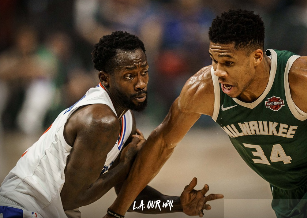 快船：路威、贝弗利、沙梅特、帕特森、哈雷尔