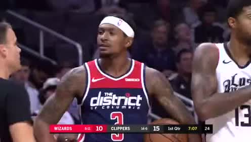 【NBA录像回放】奇才vs快船第1节 八村垒力压贝弗利强势打进2+1