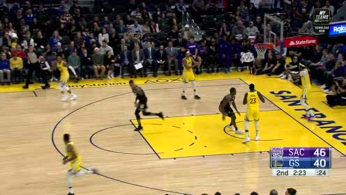 【NBA集锦】博格丹连续运球后篮下送妙传 巴恩斯心领神会上篮命中