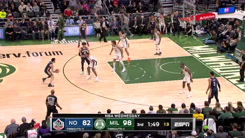 【NBA集锦】这嗅觉谁比的了 球哥机警补篮化解队友投篮失误