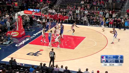 【NBA集锦】碾压内线以寡敌众 大帝抢板进攻补篮命中