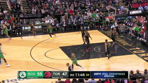 【NBA集锦】化身冷血杀手 塔图姆一枪98k三分精准命中