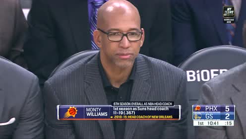 【NBA录像回放】太阳vs勇士第1节