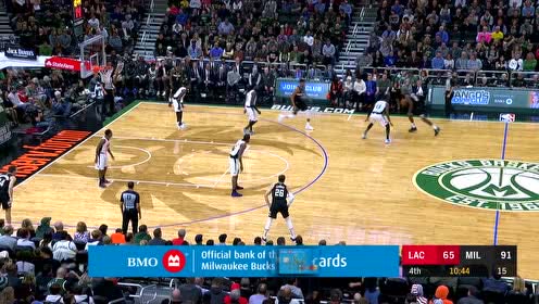 【NBA集锦】字母哥vs快船集锦 狂砍27+11残忍隔扣祖巴茨带队大胜