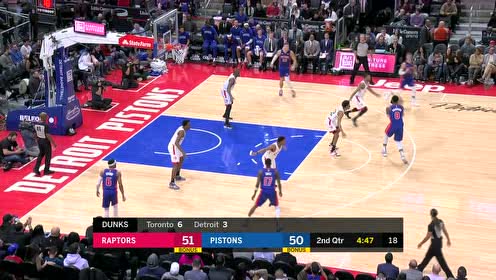 【NBA集锦】突破内线拉杆上篮 格里芬直杀内线秀操作