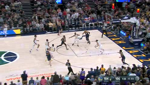 【NBA集锦】会不会是杀死比赛的一球？ 米切尔落位三分稳稳命中