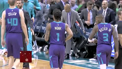 【NBA集锦】这防守形同虚设 蒙克长驱直入抛投命中
