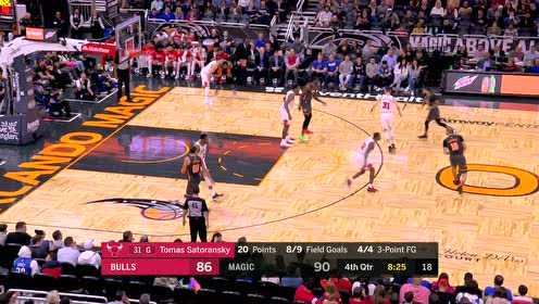 【NBA集锦】富尼耶空中连线送妙传 班巴空接暴扣士气大振