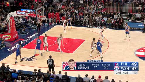 【NBA集锦】让你们见识一下！全队目送哈里斯残忍隔扣瓦格纳