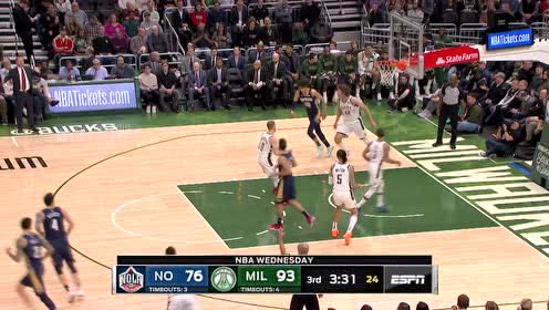 【NBA集锦】瞄准镜从不偏移 雷迪克漂移三分追平赛季最高分