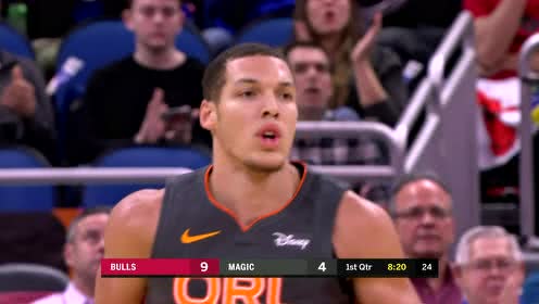 【NBA集锦】打出自信心 戈登飚射三分予以回敬