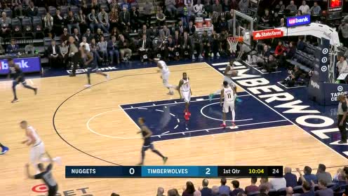 【NBA集锦】高炮台太恐怖 唐斯转身后撤步三分无人能挡