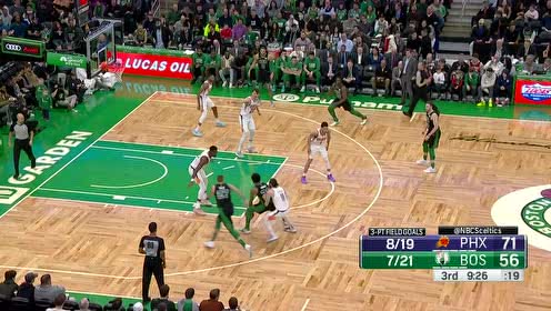 【NBA集锦】要没有你绿军早花了 斯马特甩开防守十条街撤步三分入网