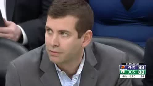 【NBA录像回放】太阳vs凯尔特人第4节 斯马特安慰海沃德