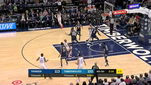 【NBA集锦】关键时刻还得看圣保罗 保罗单挑科温顿金鸡独立中投命中