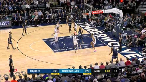 【NBA集锦】过你就像过马路 奥科吉虚晃一枪秒过施罗德上篮得手