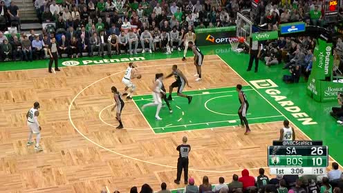 【NBA集锦】终于止血 塔图姆后仰中投帅气取分