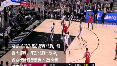 【NBA集锦】老鹰vs猛龙 卡特战旧主迎里程碑