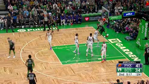 【NBA集锦】绿军终于给出反击 海沃德连线泰斯双手扣篮