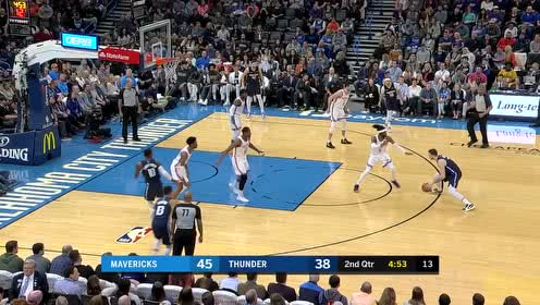 【NBA集锦】东契奇vs雷霆集锦 全场29+11里突外投轻取雷霆