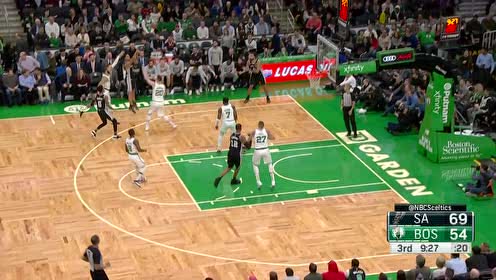 【NBA集锦】潇洒就完事了 穆雷急停背身击地福布斯接球三分刷网