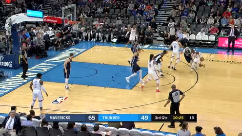 【NBA集锦】亚历山大底角开火远投得手 东契奇撤步后仰三分还击