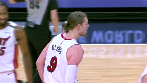 【NBA集锦】气吞山河 奥利尼克神兵天降补扣得手