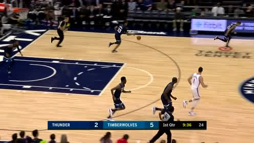 【NBA集锦】二话不说就是怼 加里纳利强硬背打抛投命中