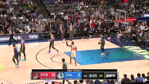 【NBA集锦】大腿出马三人来防！利拉德无视包夹抬手三分怒刷篮网
