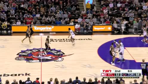 【NBA集锦】5秒可以干什么？亨特弧顶压哨三分证明实力