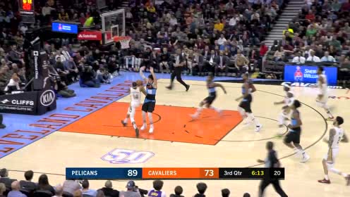 【NBA集锦】快攻推进勇闯敌营 英格拉姆飘移上篮反击打进