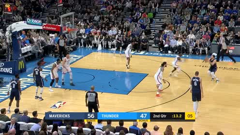 【NBA集锦】开镜甩狙正中靶心 东契奇超远三分出手惊艳全场