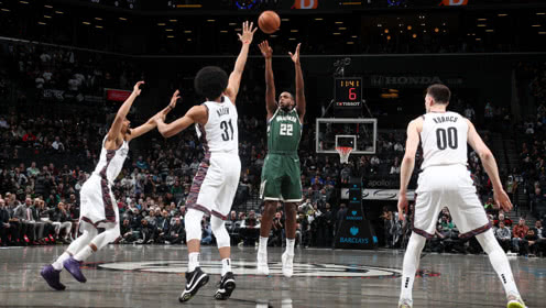 【NBA集锦】雄鹿117-97篮网 雄鹿全队发挥客场轻松破网